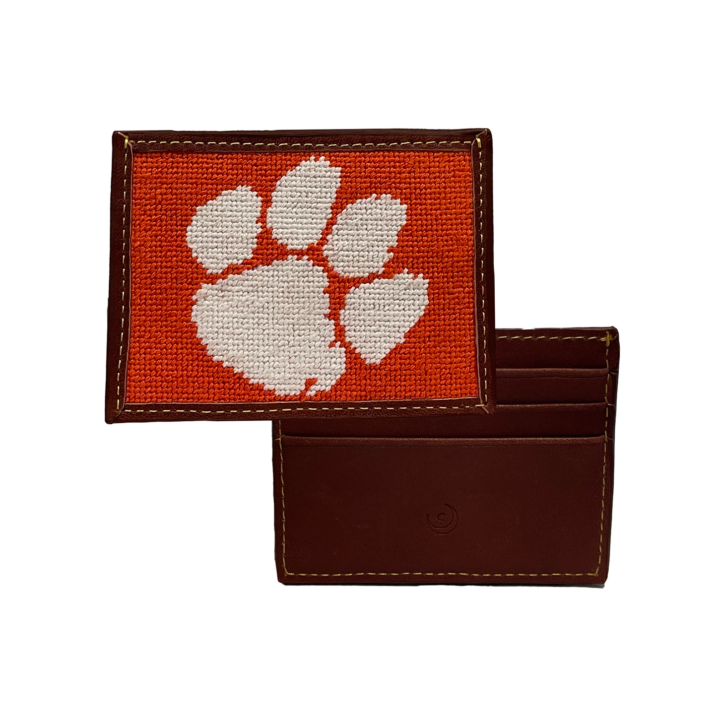 Clemson University Logo Card Wallet
