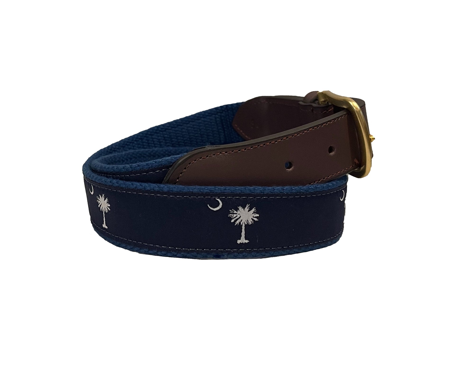 palmetto moon navy blue ribbon belt