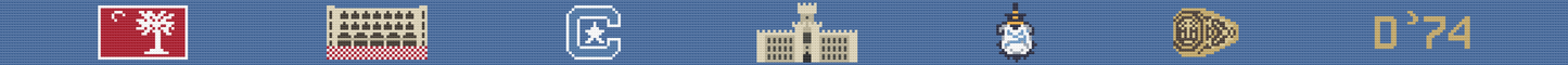 Personalized - The Citadel Hand-stitched Needlepoint Belt - Officially Licensed