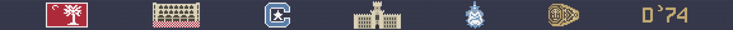 Personalized - The Citadel Hand-stitched Needlepoint Belt - Officially Licensed