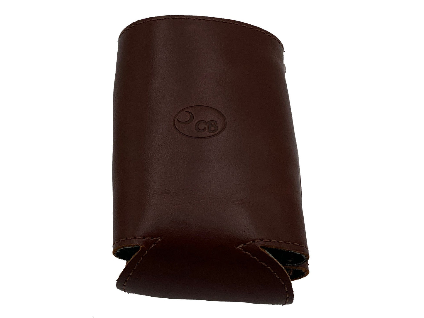 leather can cooler koozie back