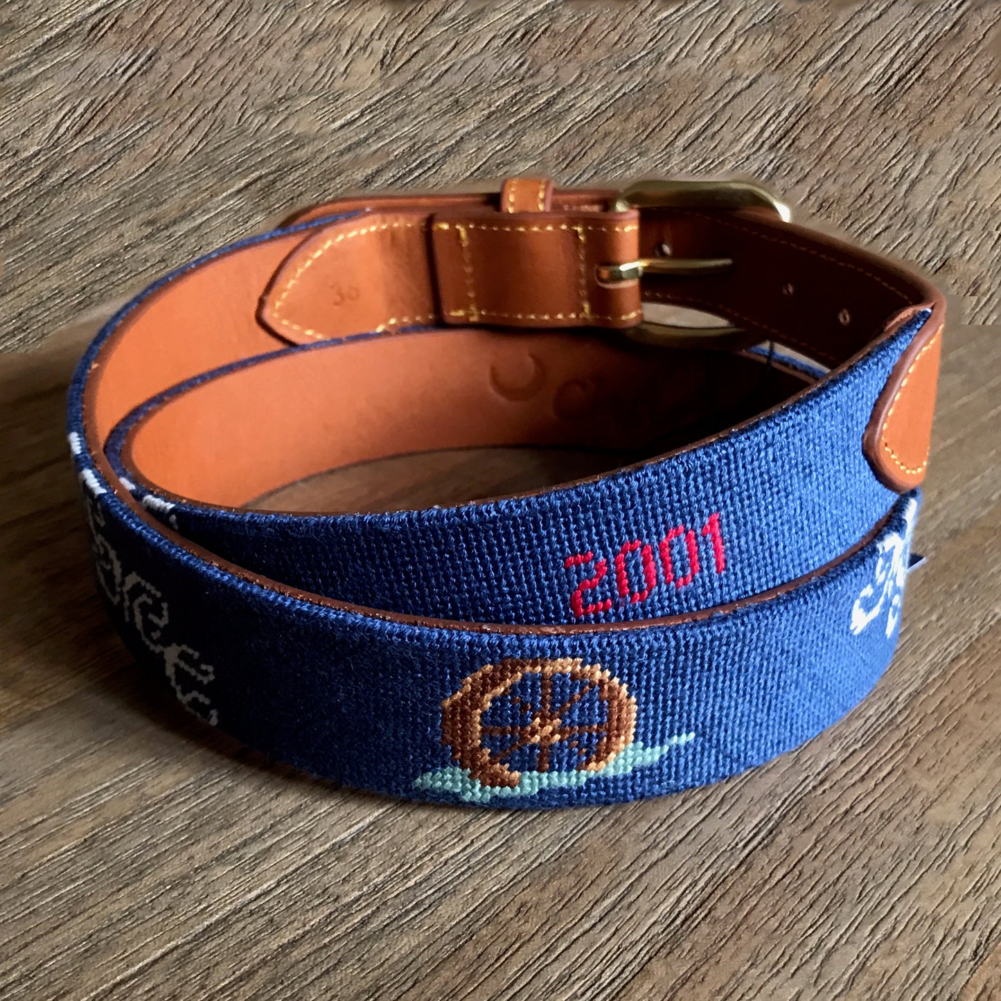 Custom Needlepoint Belt