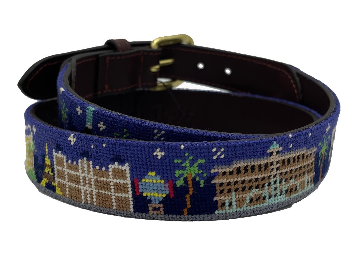 Custom Needlepoint Belt