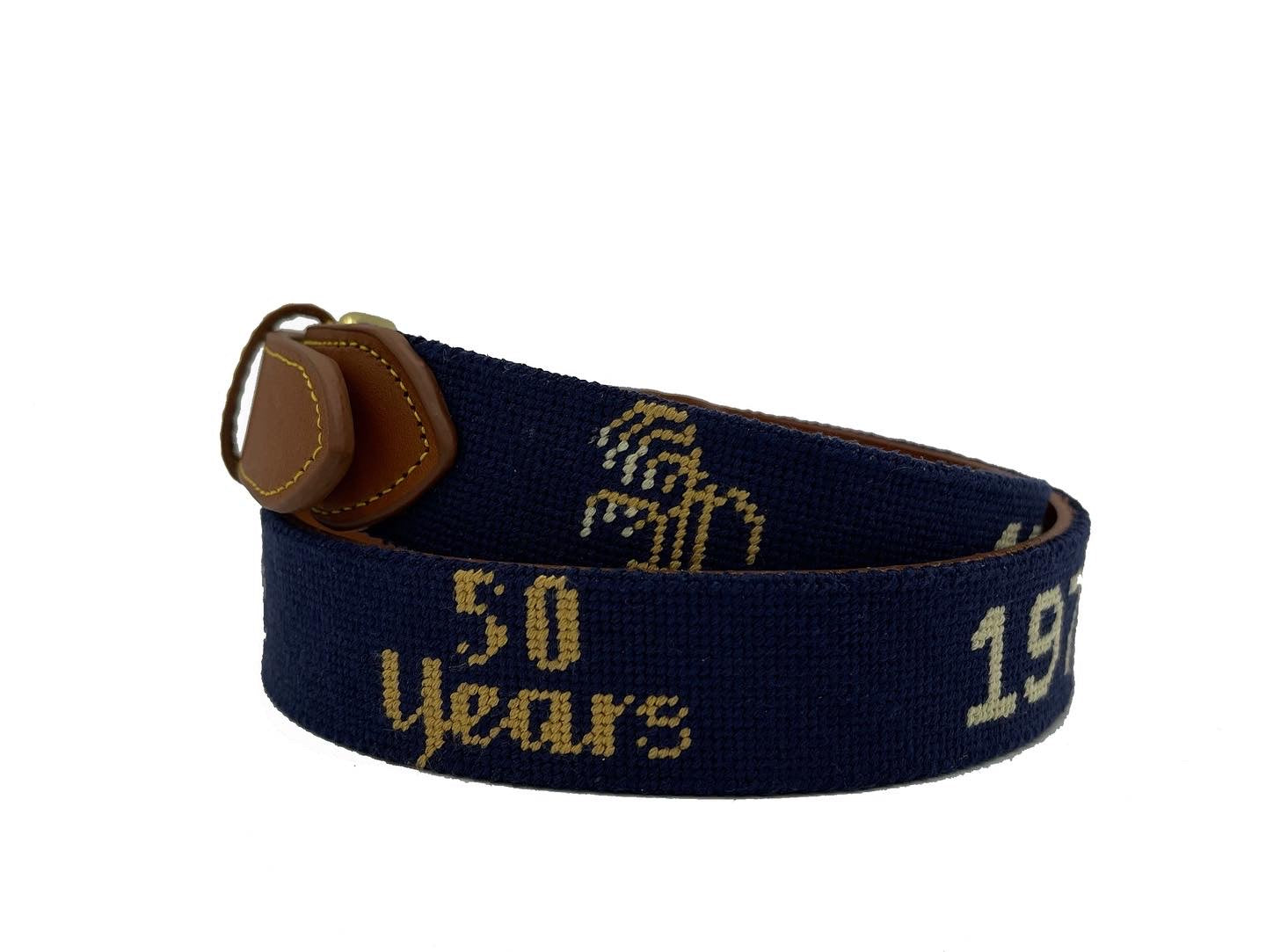 Custom Needlepoint Belt