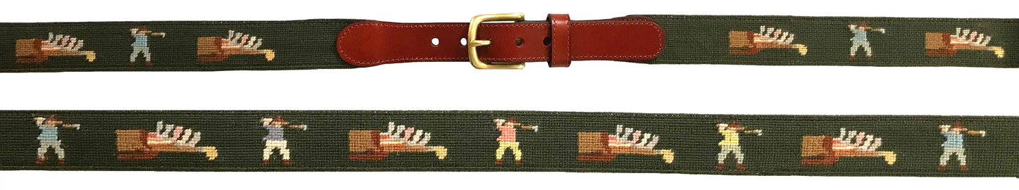 Golf Forever full belt layout with golf clubs and golfers.