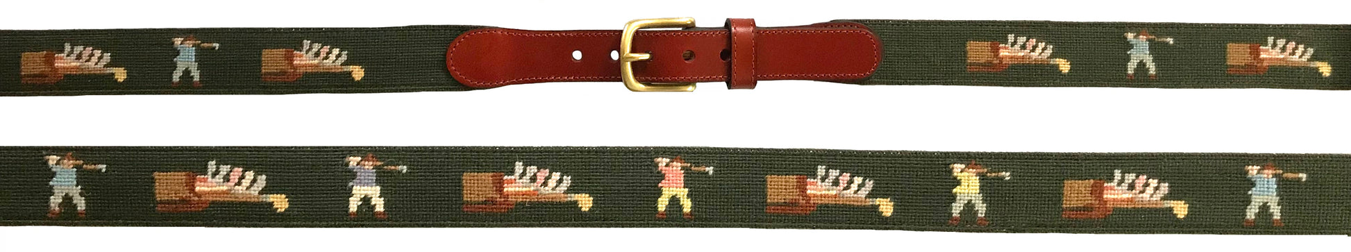 Golf Forever full belt layout with golf clubs and golfers.