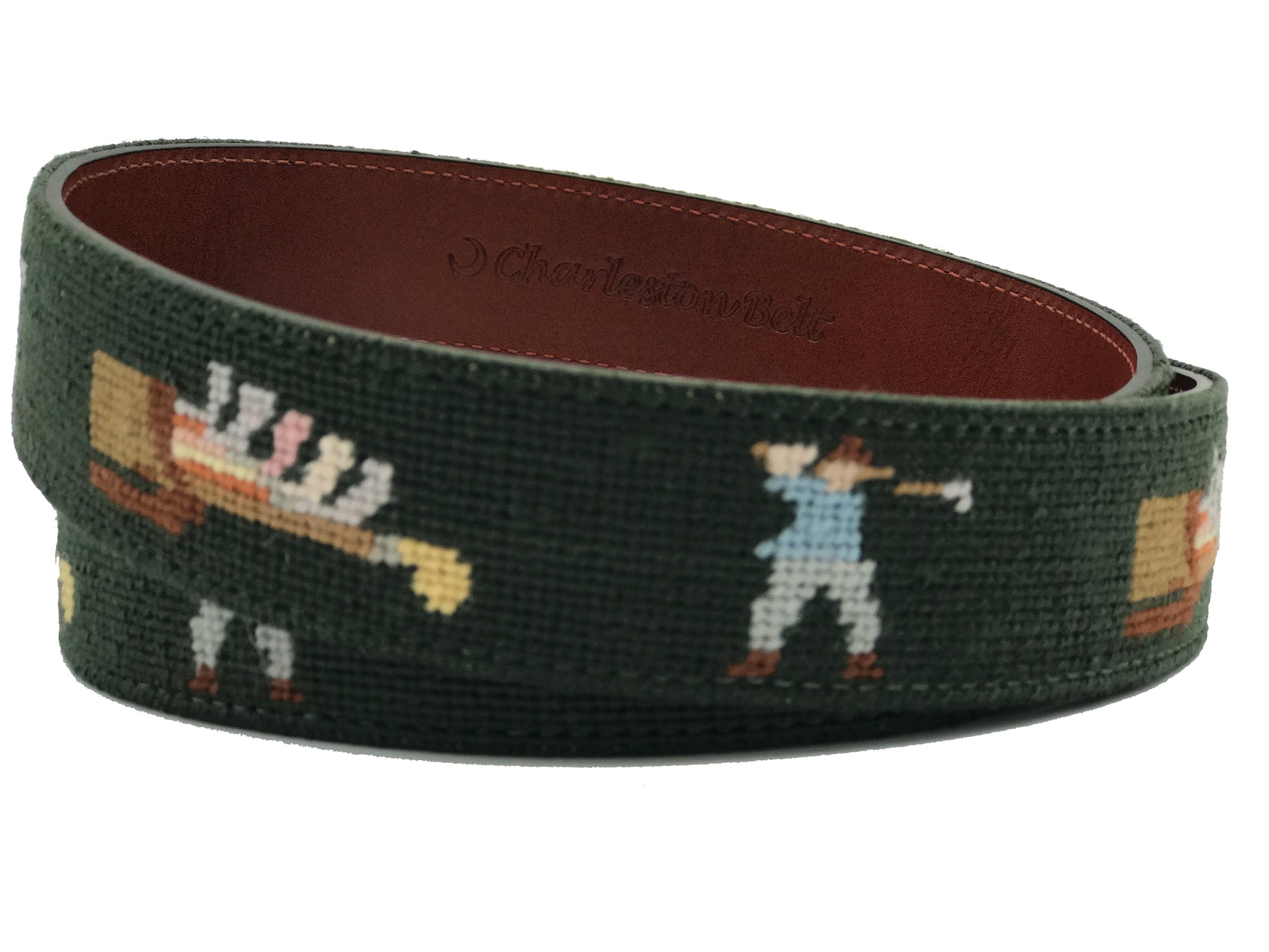 gold forever artisan needlepoint leather belt