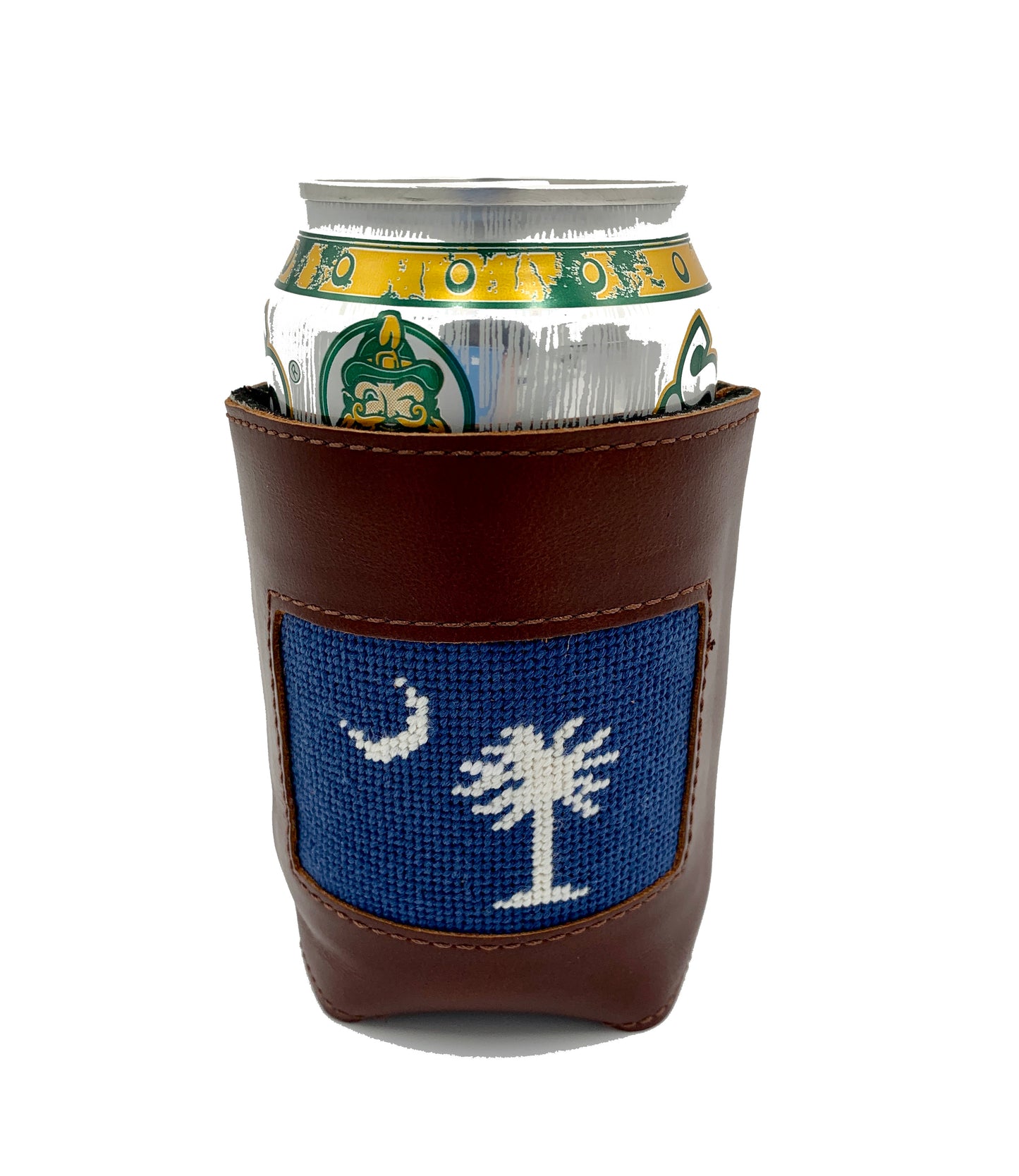 S.C. State Flag Palmetto Moon Can Cooler Koozie