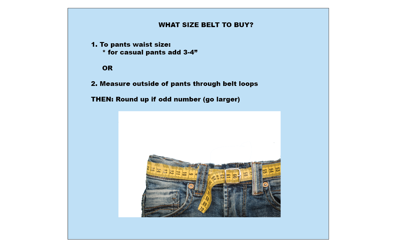 belt size guide