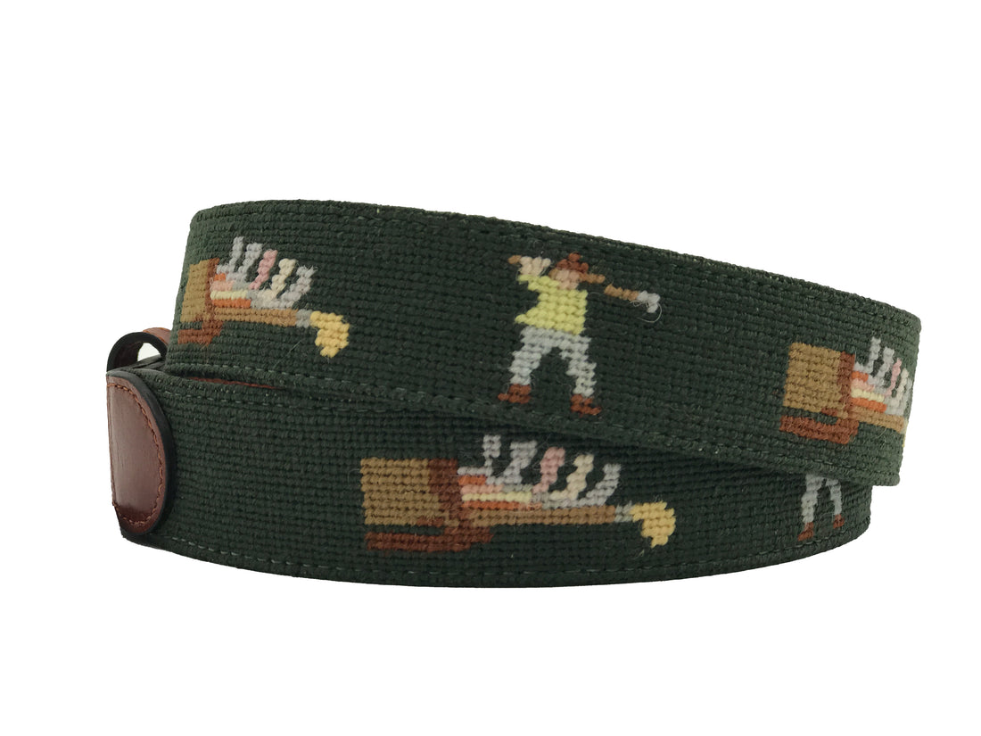 Spring Golf and Great Needlepoint Belt to Capture the Spirit