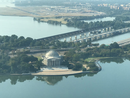 Jefferson Memorial from Washington Monument