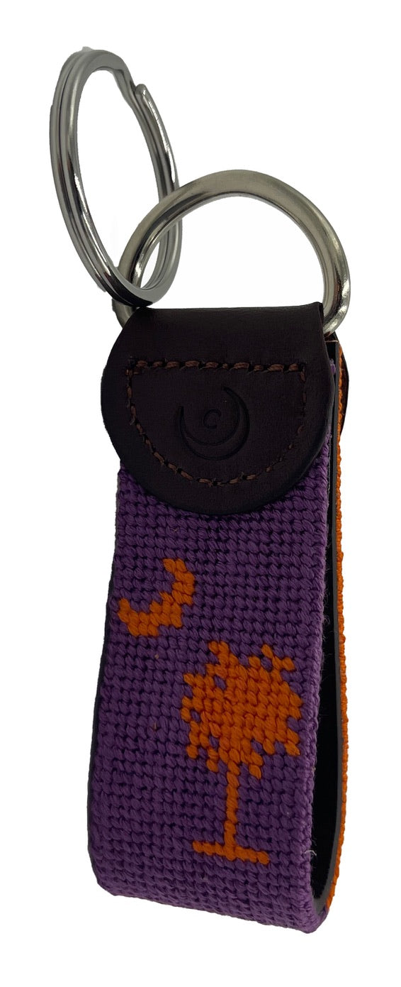 Key Fob - Palmetto Moon Orange Purple Combo