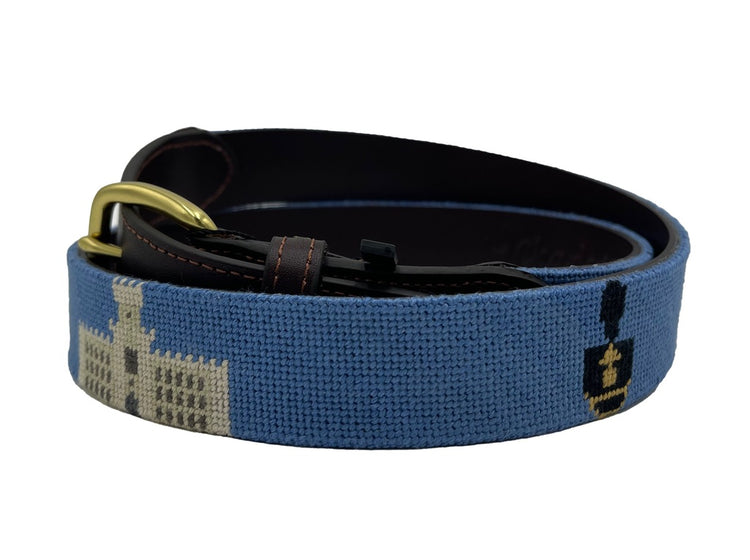 Personalized - The Citadel Hand-stitched Needlepoint Belt - Officially Licensed