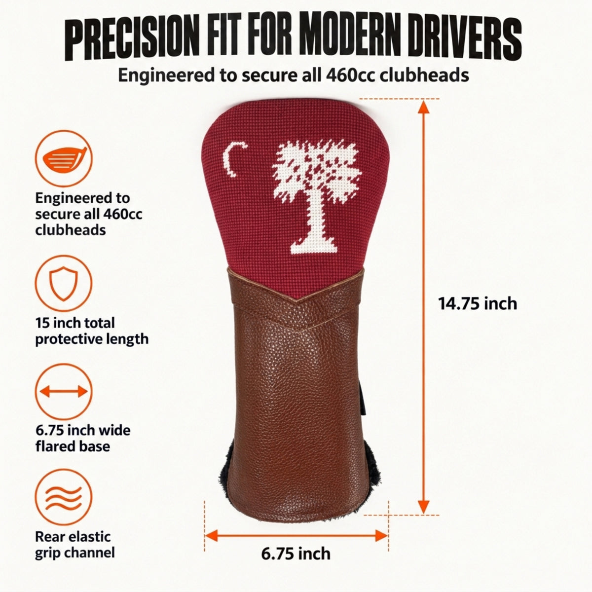 Citadel Big Red Golf Headcovers