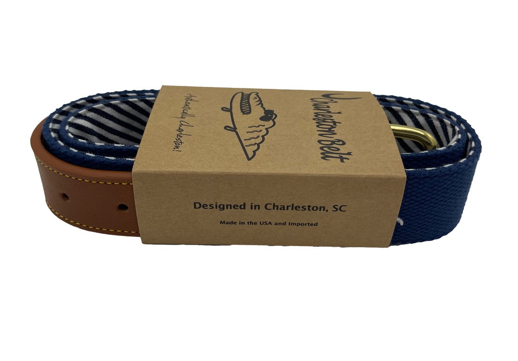 palmetto moon genuine leather web belt