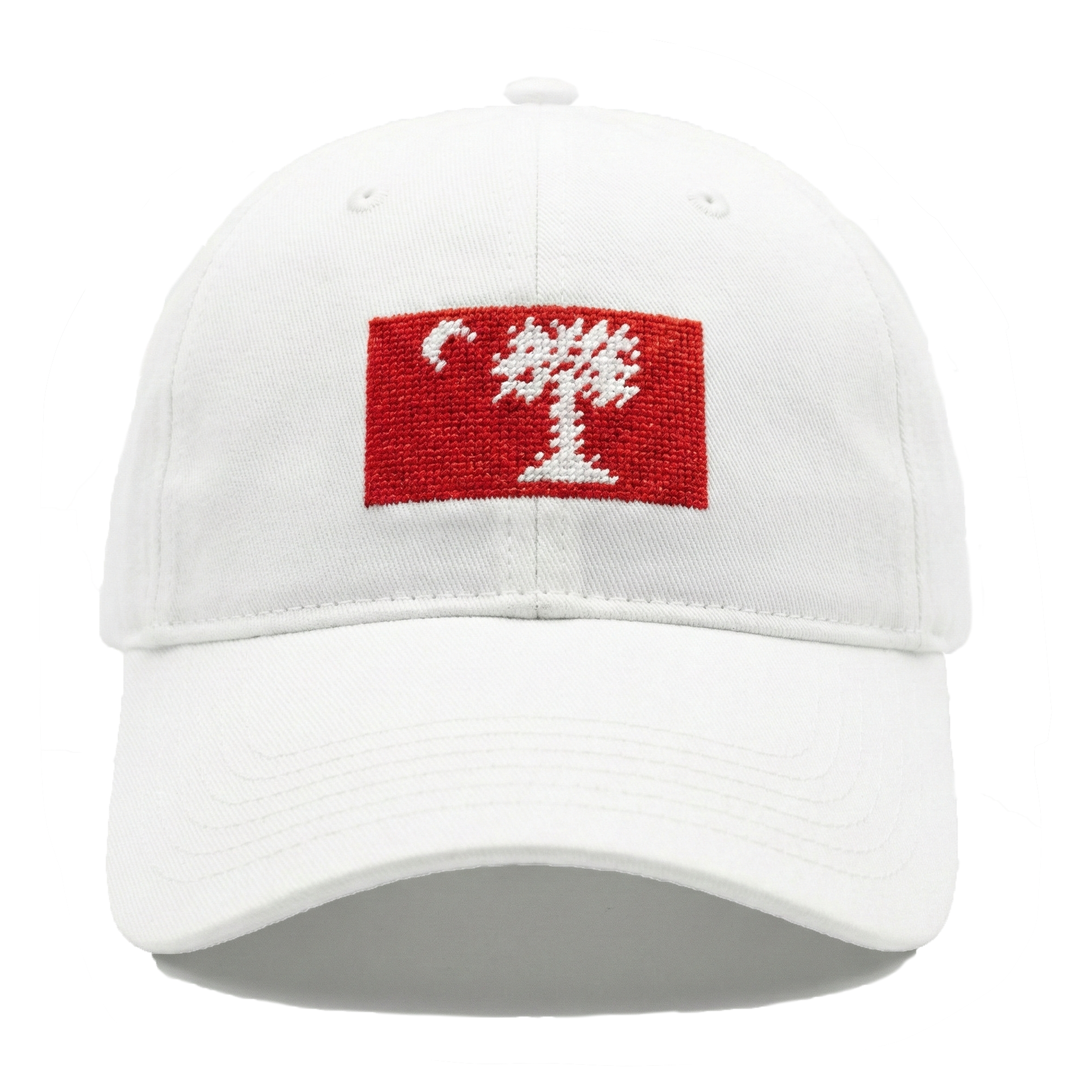 Citadel Big Red Flag Twill Embroidered Brim Hat Cap – Charleston Belt