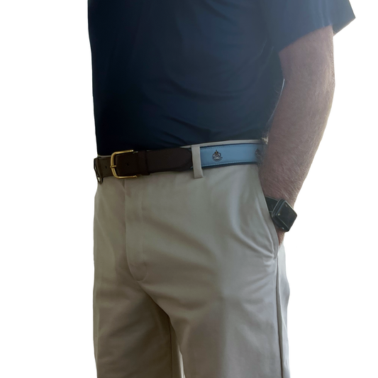 the Citadel spike leather ribbon belt