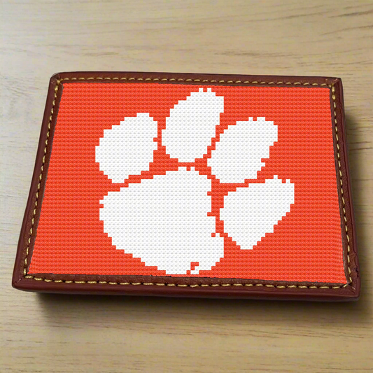 Clemson University Logo Card Wallet