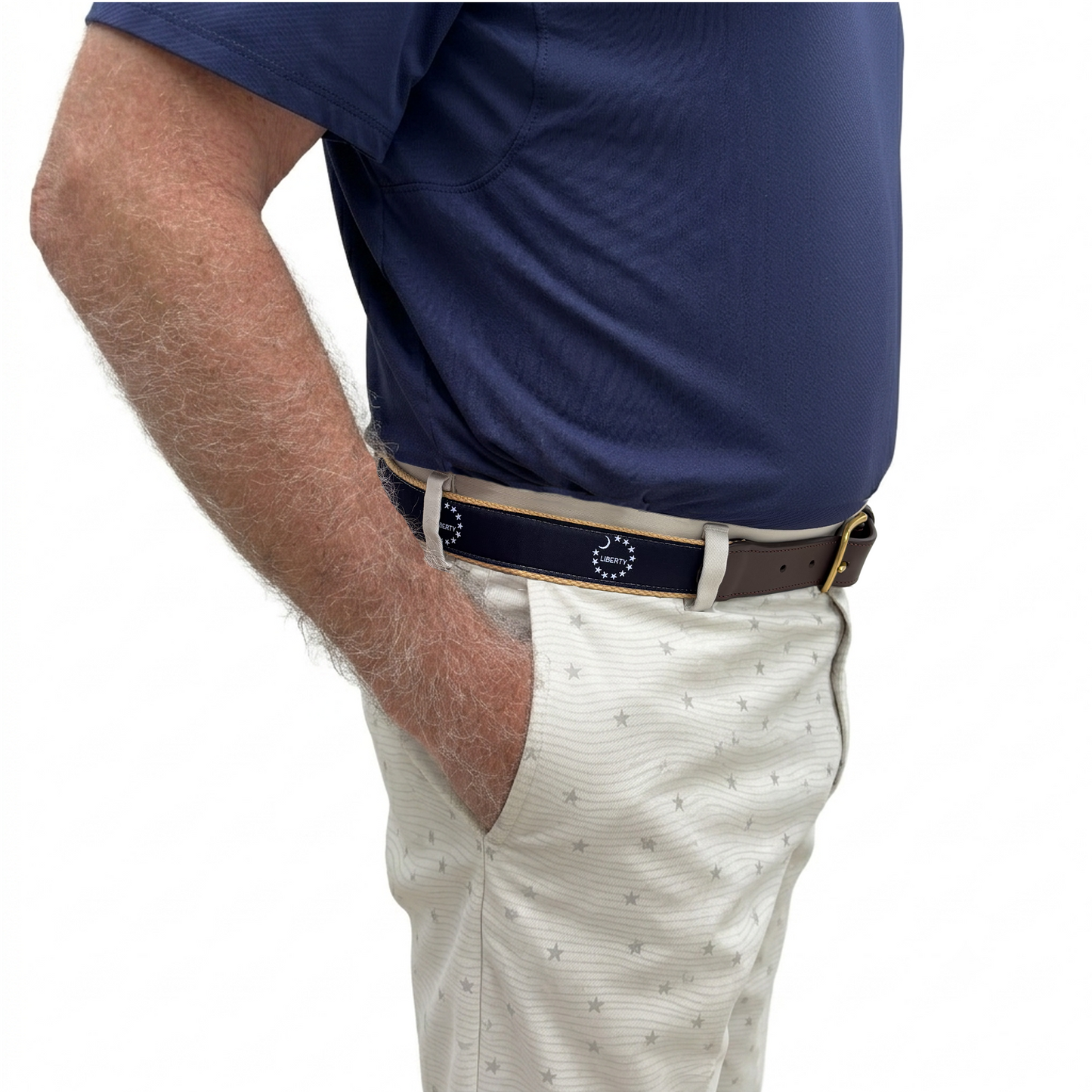 American Flag Belt - USA Embroidered Belt