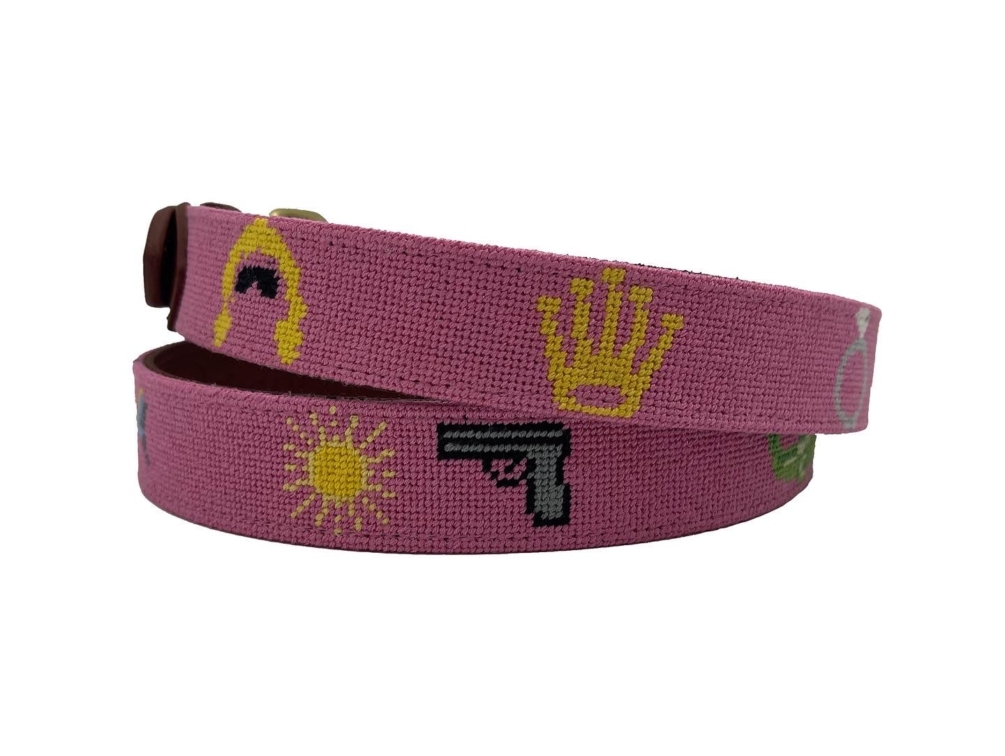 Custom Needlepoint Belt